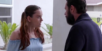 Horny stepdad fucks tiny stepdaughter