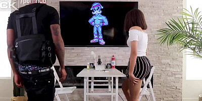 Black college couple is asked to show how they have sex on camera