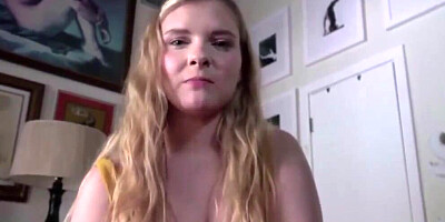 Pretty Blonde Teen Moaning When Banged By Stepdad Of BF