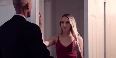 Horny Lily Larimar Surprises her Cheating Stepdad Ryan Mclane at his Hotel Room