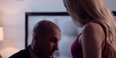 Horny Lily Larimar Surprises her Cheating Stepdad Ryan Mclane at his Hotel Room