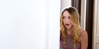 Nasty stepdaughters are getting their asses spanked by their stepmother