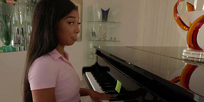 Flirting My Stepdaughter During Her Piano Lesson