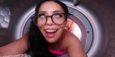 MOMxxx Masturbating MILF Julia De Lucia caught and fucked hard POV doggystyle and creampie