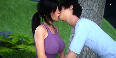 Milfy City # 21 Step sister decided to give an amazing blowjob near the lake at night