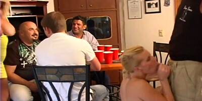 Dallas Diamondz and her girlfriend are sharing cocks in gangbang