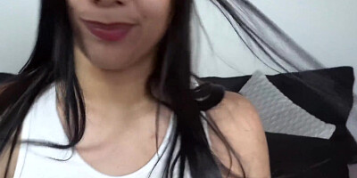 Beautiful busty webcam model wants to do a casting to break into the porn industry