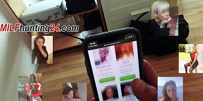 Brunette cougar is being choked while getting some hard cock