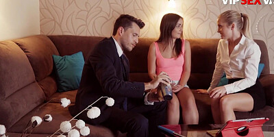 Depressed Babe Anina Silk Goes For Consoling Sex With Sicilia & Husband - VIP SEX VAULT