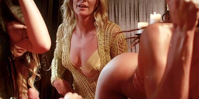 Handsome and horny babes are getting fucked by experienced stallions