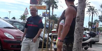 Impressive public sex vid with insatiable girl