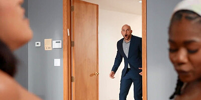 Sophia Leone &amp, Hazel Grace are sharing JMac's hard pecker