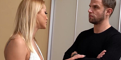 While dude fucks one girl the other one is playing with his ass