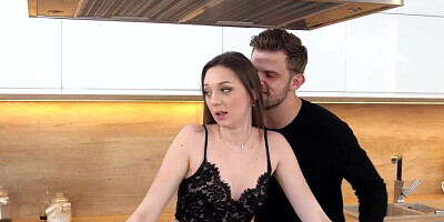 While dude fucks one girl the other one is playing with his ass