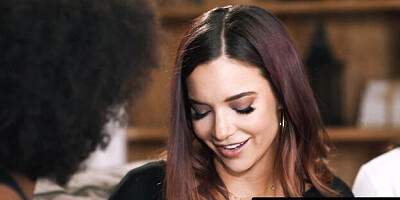 Good-looking Jayden and Alina's face sitting movie