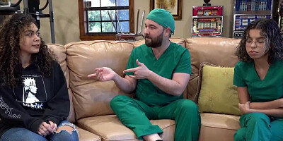 Step Into Dr Tampas Body And Glove In While Mara Luv Becomes Human Guinea Pig For Research With Electricity And Orgasms! POV MedFet Movies