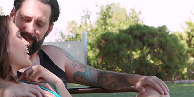 Family Hook Ups - Brooke Haze And Her Boyfriend Have A Threesome With Gabriela Lopez