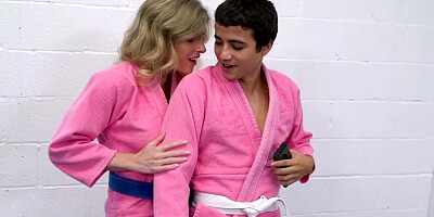Cory Chase in Step Mom wrestle Fucks her Step-Son