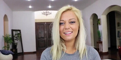 Blonde Stepsister Will Do Anything for Cock