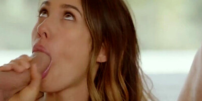 Two men grabbing the precious ass of stunning Eva Lovia