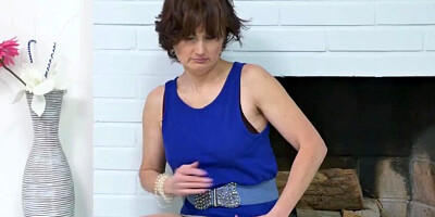 Horny matures Alice Sharp & Kathy White are stripping and masturbating