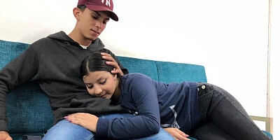 Rest step sister - just touch my penis with your BEAUTIFUL 18 YEAR OLD MOUTH - SPANISH SUBSCRIBE