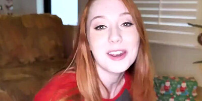 Teen Gets Fucked Under Christmas Tree and Is Made To Squirt