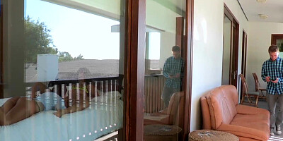 MILF and stepdaughter are being very naughty in the bedroom