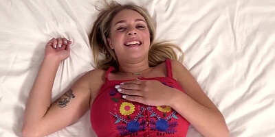 Busty Teen Gabbie Carter Ass Fucked in 1st College Casting