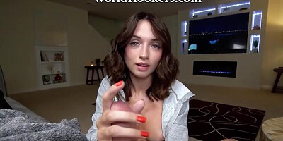 My Cute Step Sister Gives Me The Best Asmr Handjob Ever