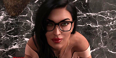 Milfylicious horny mature needs to have sex with her new boss so she took him to her office and sucked his huge cock dry she drank all the cum