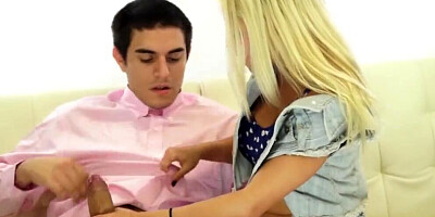 Bibi Miami gives her Stepbrother a Handjob