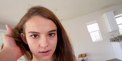 Teen girl is filmed while getting naked and now she will be banged