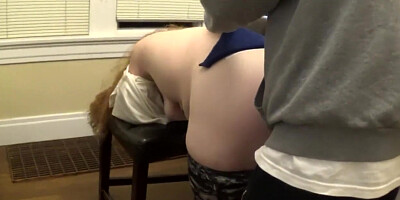 Anal Redhead Neighbor Fucks 2 Guys Again