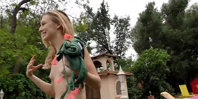 BBC Slut Alexa Grace Survives Interracial Gangbang