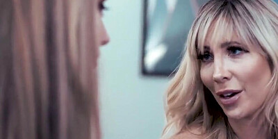 PURE TABOO Stepmom Offers Hesitant Teen to Lesbian Boss