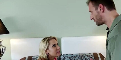 Alanah Rae makes her Husband a Cuck, Fucking his best Friend