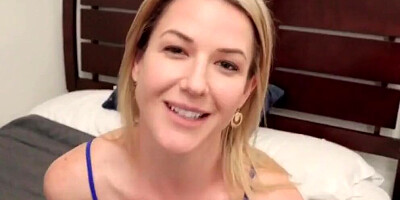 Two cougars are making out while being fucked by one guy