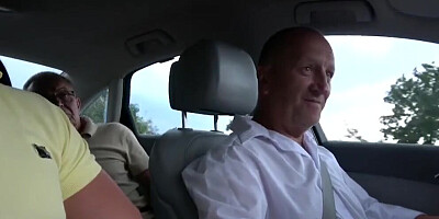 Dads Pick up and Stepdaughter