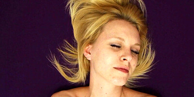 Blonde Czech Girl Plays with Pussy