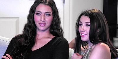 Bella Rolland and Maya Woulfe in a terrifyingly hot vid