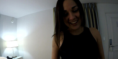 Music video producer is fake still brunette spreads legs anyway