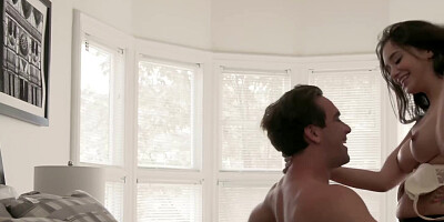 Gia Paige passionately sucks a cock and enjoys hard fucking