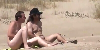 Public sex party at the Nude Beach
