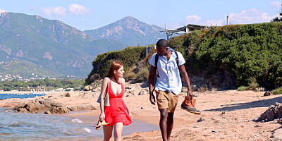 Grateful Mina thanks her knight in shining armor