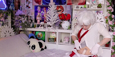 BOO X BOOSETTE FUCK - INDIGO WHITE (Split Screen/Lots of Bloopers)