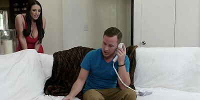 Angela White rubs that wet cherry as Jessy Jones penetrates her