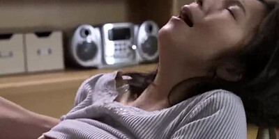 Cheating Asian woman is having sex with husband's horny brother