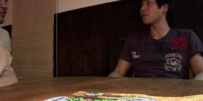 SEXY BABE SUCKS A CHUNKY COCK THEN GETS FUCKED TO A CUMSHOT