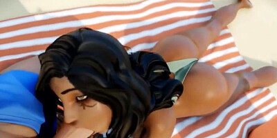 Compilation of realistic 3D sex cartoons with horny babes fucking